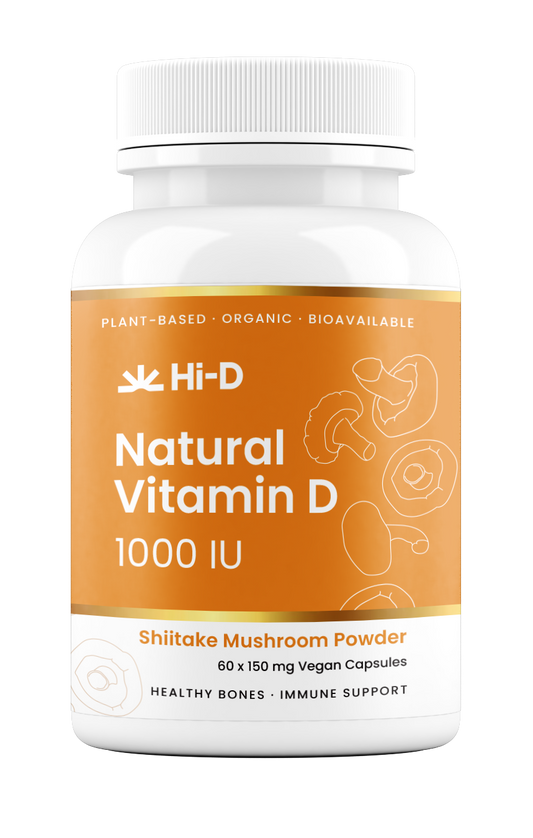 Natural Vitamin D 1000IU (100% Shiitake)