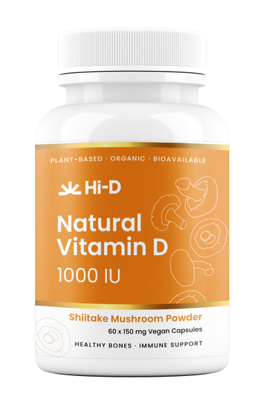 Natural Vitamin D 1000IU (100% Shiitake)