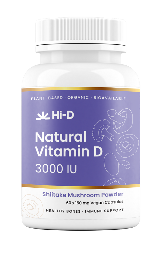 Natural Vitamin D 3000IU (100% Shiitake)