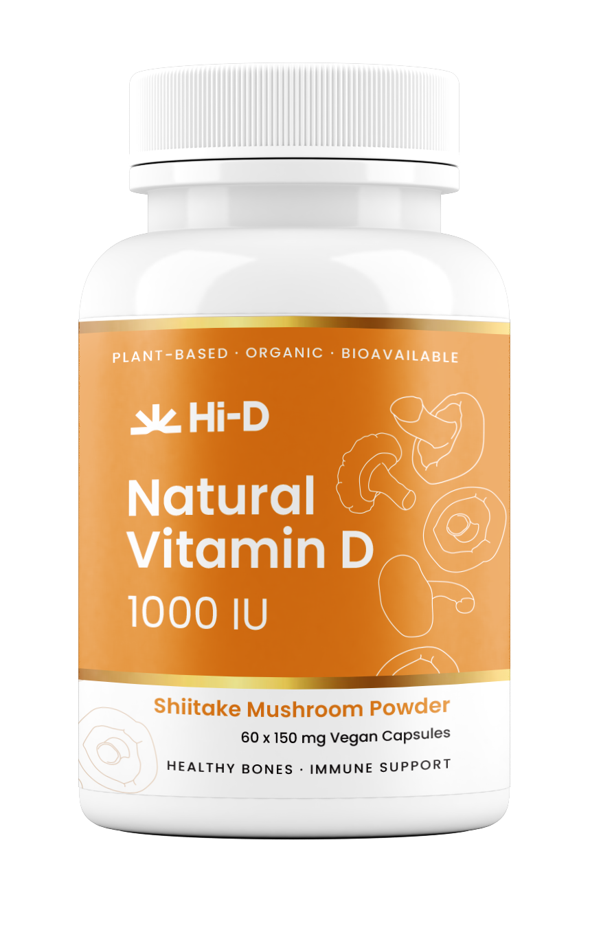 Natural Vitamin D 1000IU (100% Shiitake)