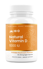 Natural Vitamin D 1000IU (100% Shiitake)