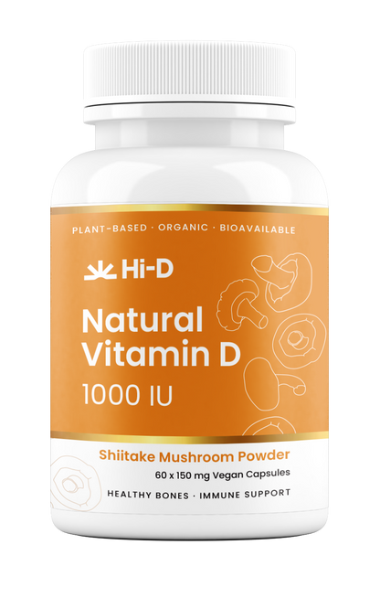 Natural Vitamin D 1000IU (100% Shiitake)
