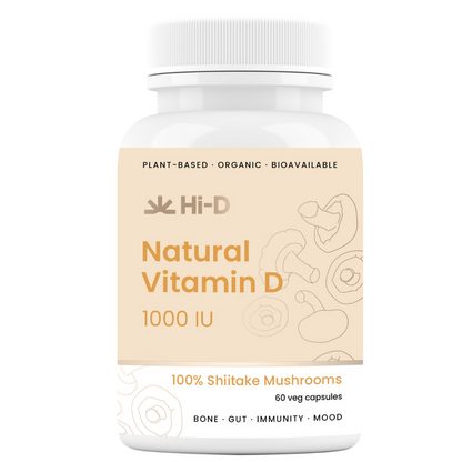 Natural Vitamin D 1000IU (100% Shiitake)