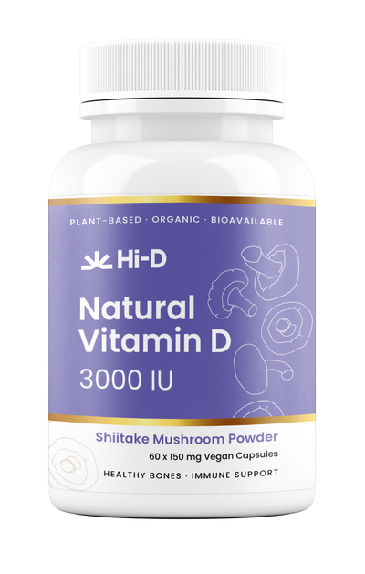 Natural Vitamin D 3000IU (100% Shiitake)