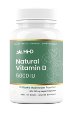 Natural Vitamin D 5000IU (100% Shiitake)