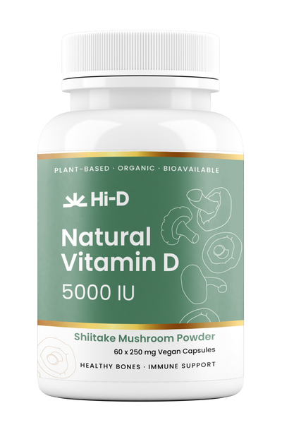 Natural Vitamin D 5000IU (100% Shiitake)